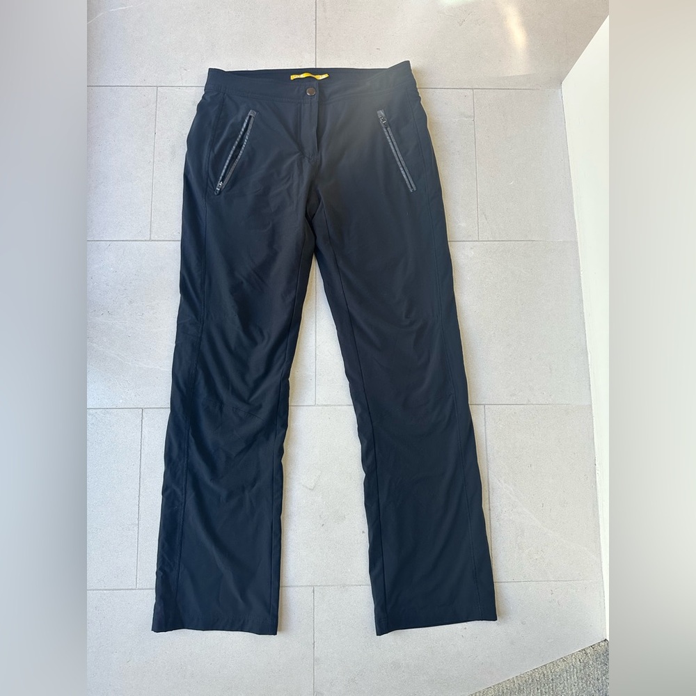 Lole Lined Black Boot Cut Pants Size Small